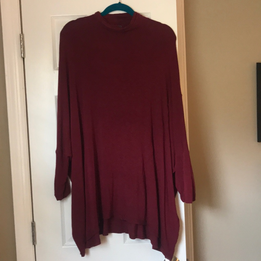 WE THE FREE Burgandy Sweater